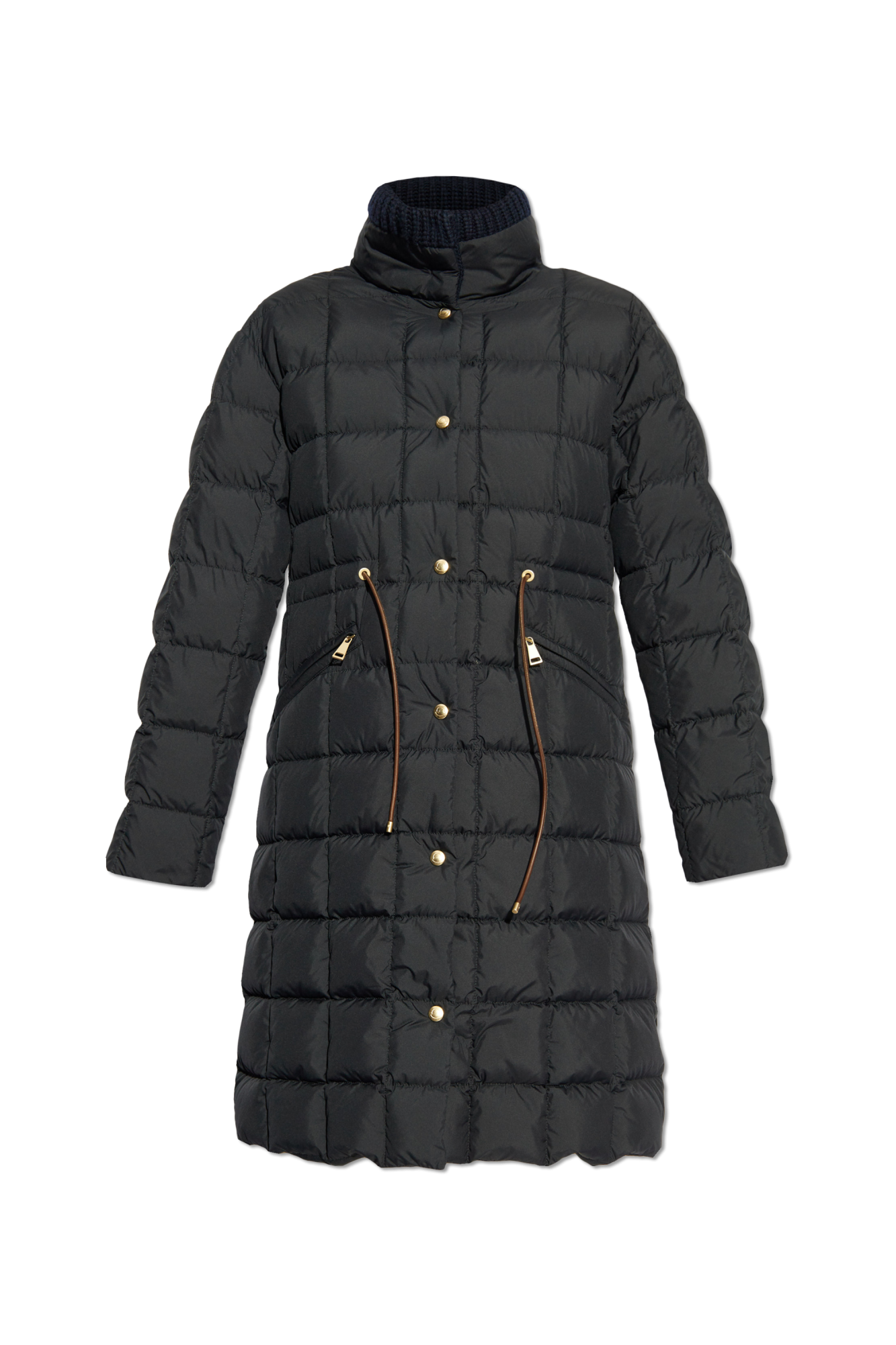 Navy blue jacket ASOS Cintra Moncler SchaferandweinerShops PG MONCLER HOODIE WITH DOWN FRONT
